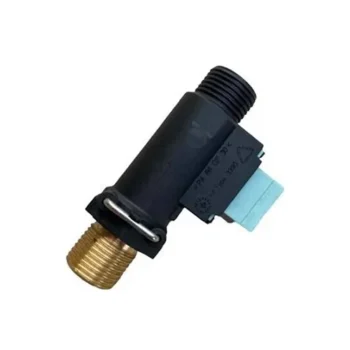 Kombi ve Şofben Su Akış Şalteri Dişli Mavi